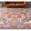 Tapis oriental rouge / bleu / beige noué à la main Oriental-67079610