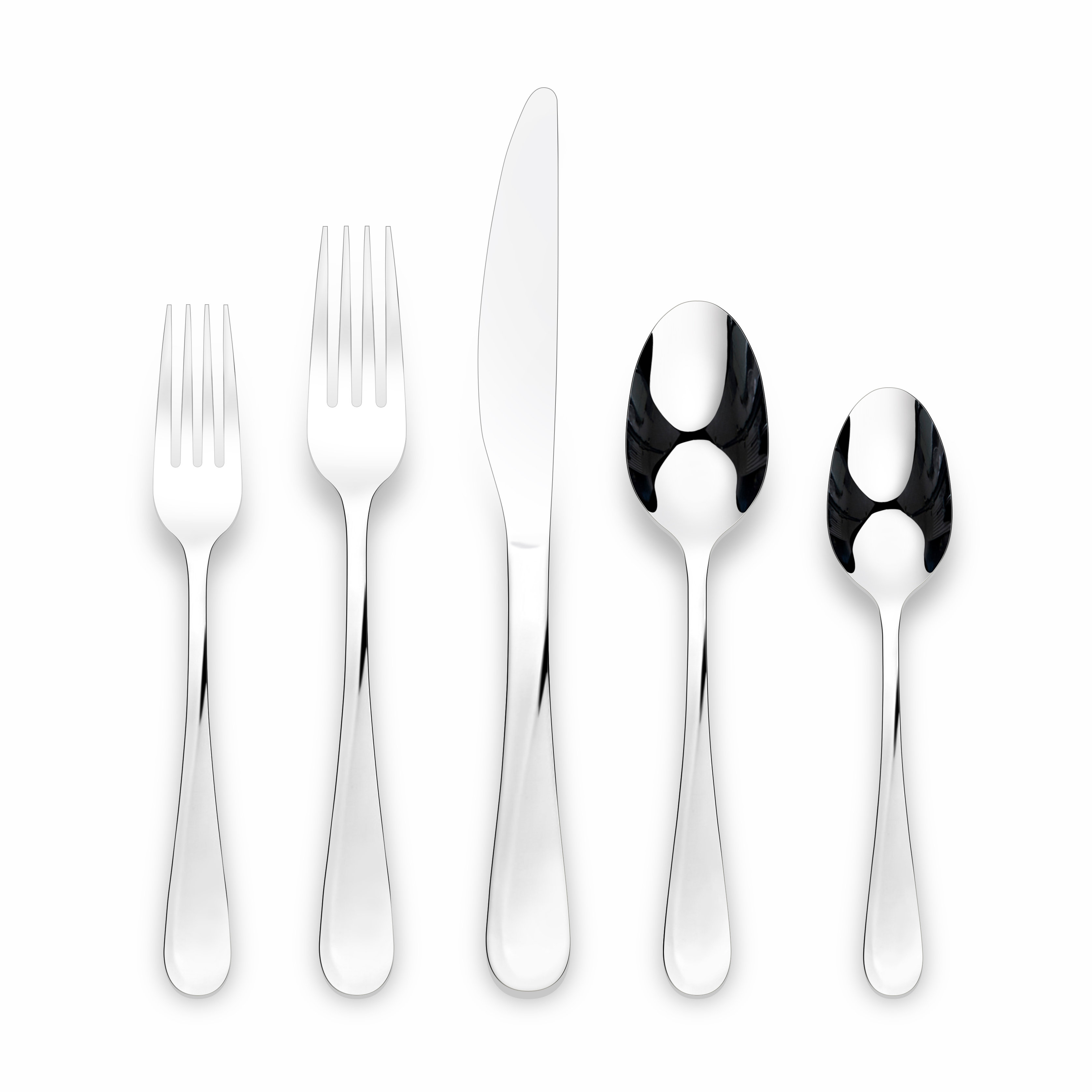 Ornative Flatware NOA 18/0 Stainless Steel Mirror Flatware Set Wayfair
