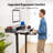 Adjustable Standing Desk With Keyboard Tray, Riser & Drawers-1688713149-1688713148