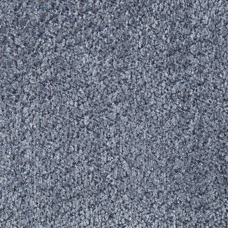 Canapé modulaire réversible avec couchette et rangement Nouriel, Bouclé bleu, H 30 po x l 63 po x P 93 po