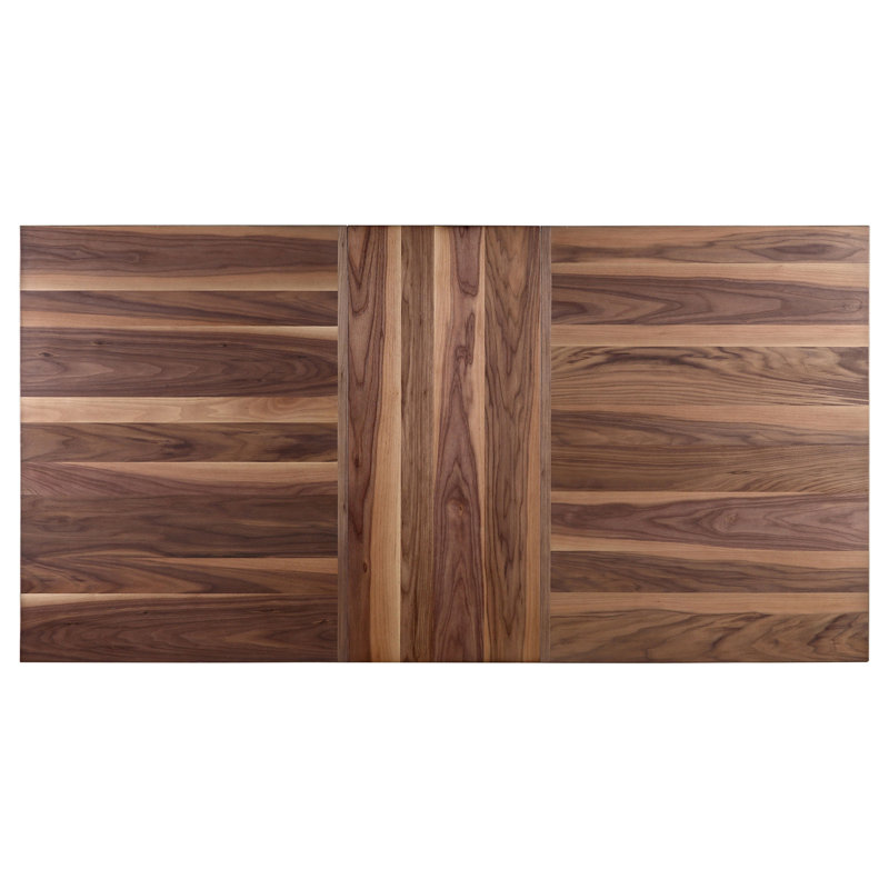 Ensemble de salle à manger 5 pièces, 30" H x 59.5" W x 40.25" D, Natural Walnut, Natural Walnut, Noyer naturel, Noyer naturel