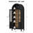71" Arched Bookcase with Glass Doors - Versatile Display Cabinet & Kitchen Pantry Storage Cabinet-114229063
