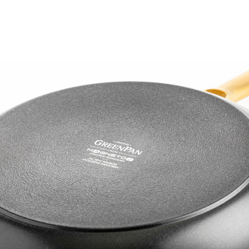 GreenPan Padova Reserve PFAS Free Non Stick 2 Piece Frypan Set 20cm & 26cm, Black