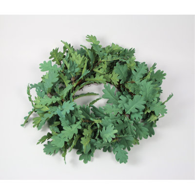 Faux Oak Foam 55cm Wreath