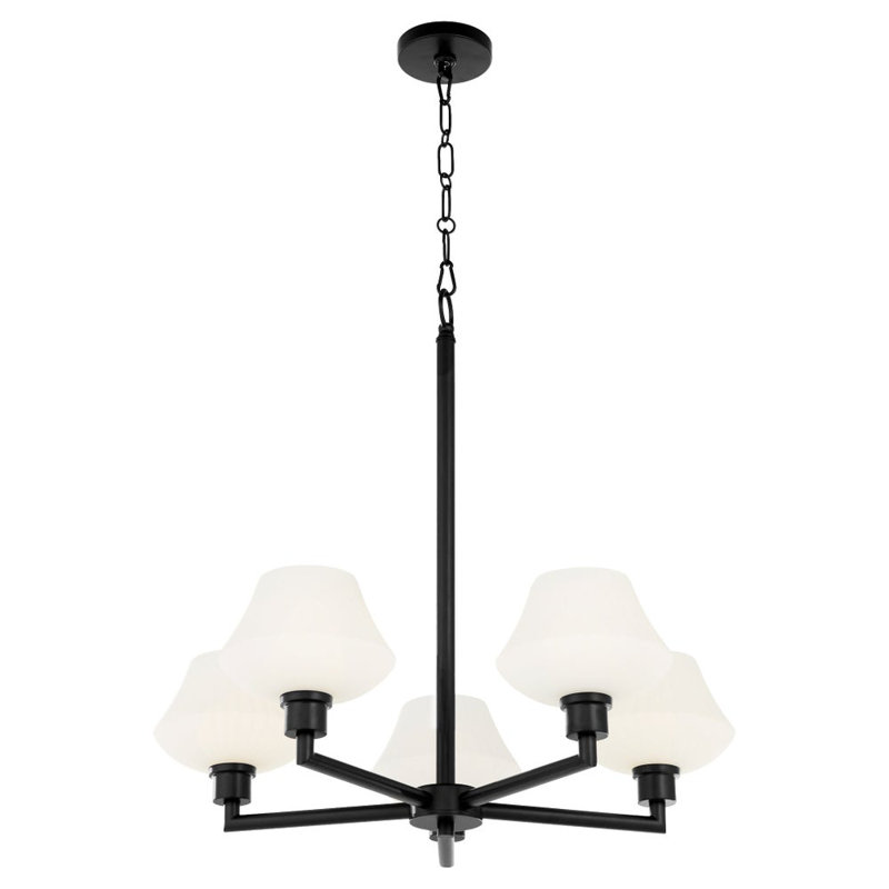 Monsita Chandelier, Matte Black