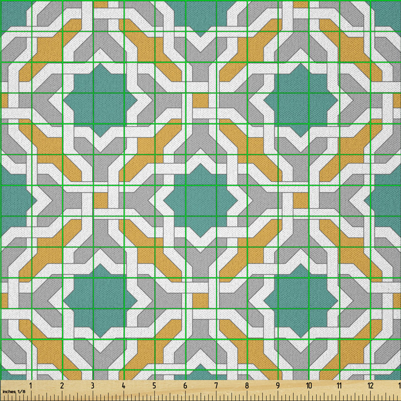 Davonn Eastern Oriental Symmetric Multi-Purpose Fabric