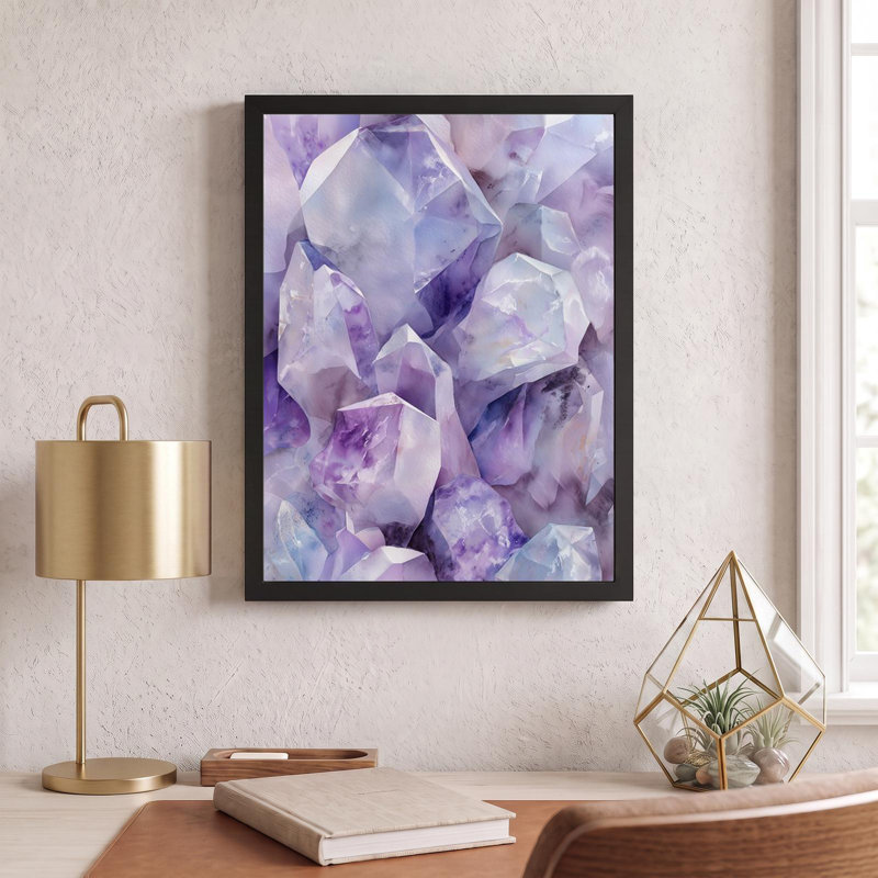 Amethyst Echo, 20" H x 26" W