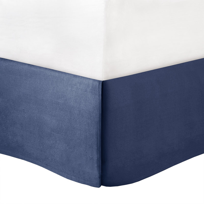 Ensemble d'édredon en jacquard 7 pièces Rhapsody, Édredon de grande taille et 6 pièces supplément, Bleu marine