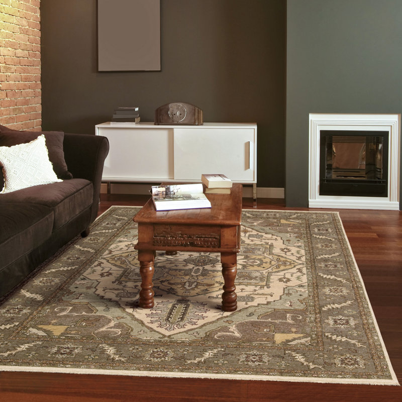 Degory Wool Oriental Indoor Rug, Rectangle 7'9" x 9'9"