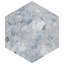 Recycle Hex 8.5" x 10" Porcelain Stone Look Wall & Floor Tile