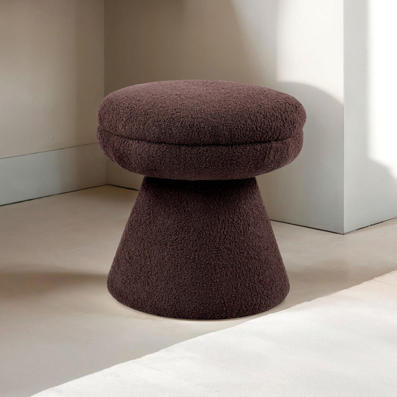 Hynda 18" Ottoman, Brown