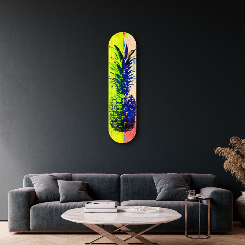 Élégante peinture décorative en verre trempé de 7,9 po x 31,5 po | 100% verre trempé (épaisseur: 0,16 pouce) | Conception UV imprimée, parfaite pour la décoration intérieure et l'art mural, ajout durable et élégant à n'importe quelle pièce
