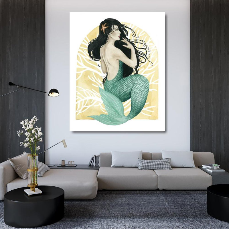 Art sur toile tendue Art Gallery, Popp, Mermaid II, 45" H x 36" W