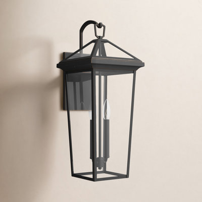 Caliana 2 Light Empire Outdoor Aluminum LED Wall Light