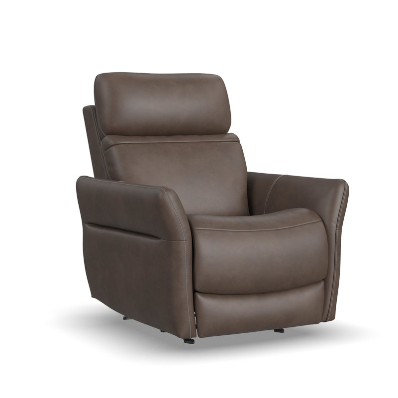 Athena Power Rocking Recliner With Power Headrest, Power Lumbar, Heat & Massage, Brown