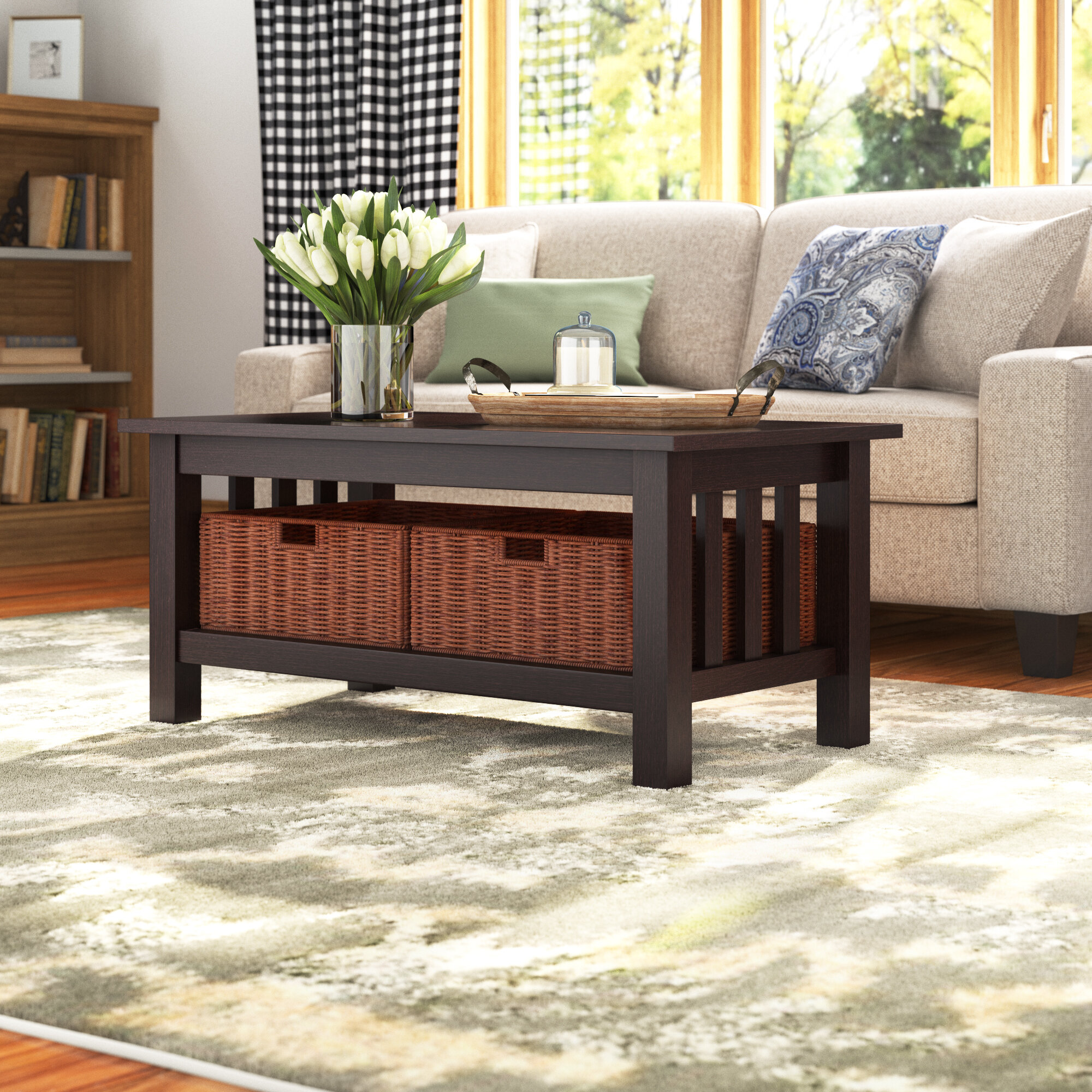 Denning coffee online table with storage