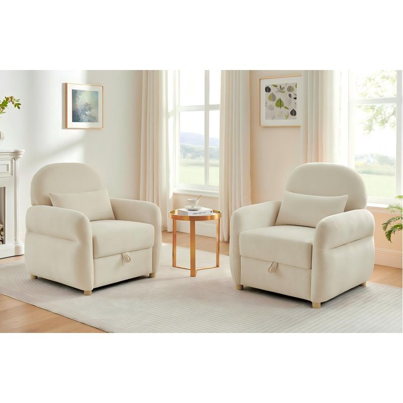 Fauteuil d'appoint 33 po, Beige