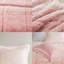 Mini édredon à poils longs Blush Ombre - très grand / très doux, doux et confortable