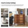 Elfine 28'' W Traditional Curves Nightstand with Charging Station and Solid Wood Legs (Set of 2)