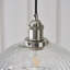Anais 1 - Light Nickel Dome Pendant