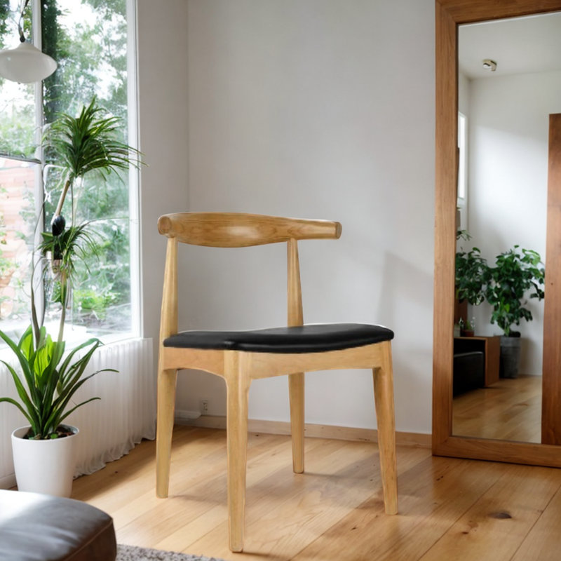 Fauteuil sans accoudoirs Keelson Wobell, Bois de frêne
