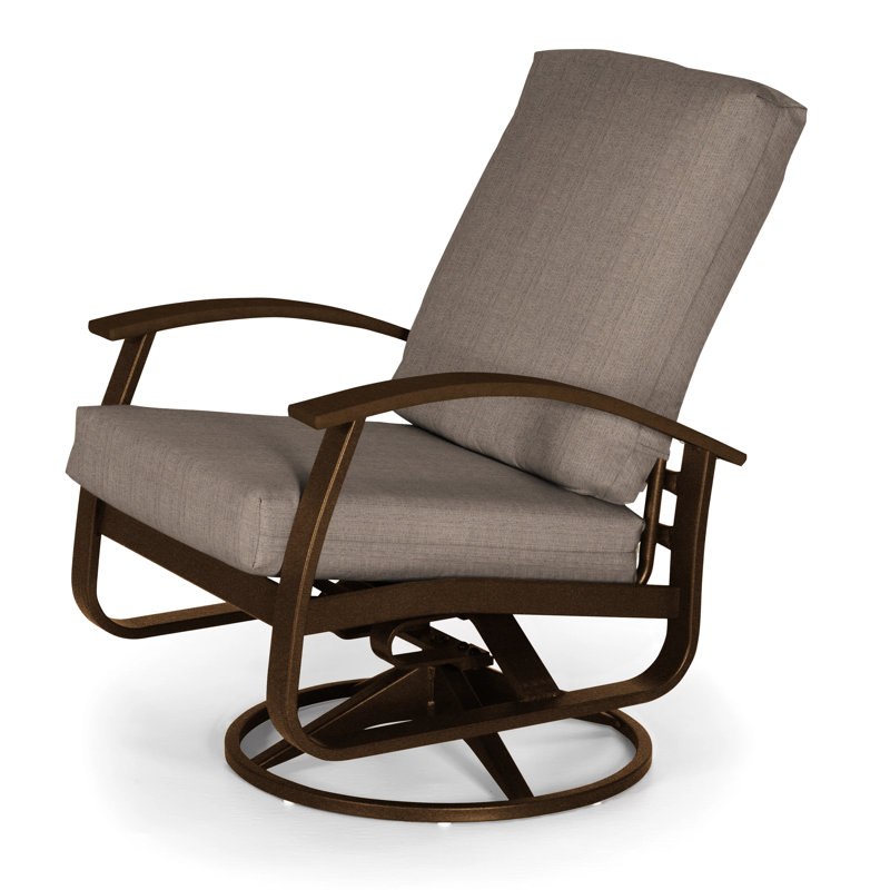 Belle Isle Outdoor Swivel Lounge Chair, Canvas Navy Sunbrella® Canvas, Kona P10, Textured Kona