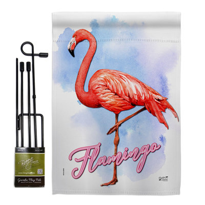 Ensemble de drapeaux en polyester 2 côtés H 18,5 po x l 13 po