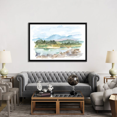 " Mountain Watercolor III " by Ethan Harper
