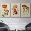 Mushroom Variétés I - ensemble de 3 reproductions sur toile-97708641-97708642