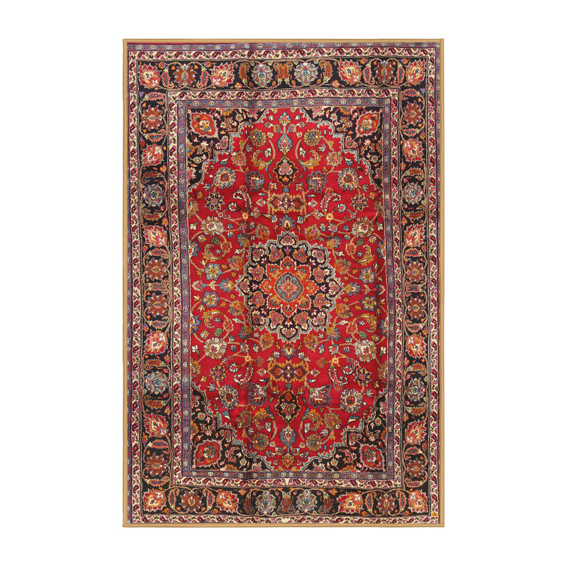 Tapis oriental orange, Rectangle 5 pi x 7 pi