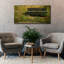  Art mural en toile 60 po x 30 po, "banc oublié" par Dante Plata-1175032987