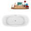 1699.2mm x 779.8mm Freestanding Soaking Acrylic Bathtub-667845524