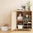 Wine Bar Cabinet with Rattan Door-1824770863