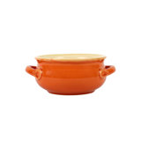 Italian Bakers Orange Small Handled Round Bakers