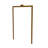 Fixturedisplays® Pre-Order Only 68.4 X 97.8 X 0.75" Double Door Front Door Entry Door Rectangular Wood Door 15912-Inside Trim