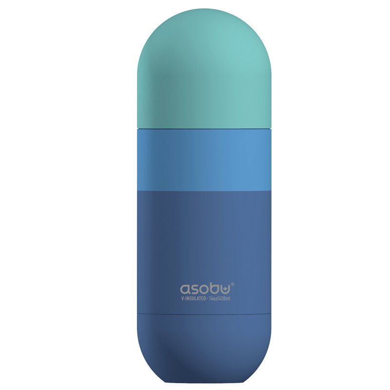 Asobu 400ml Double Wall Insulated Stainless Steel Water Bottle