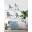 «Dinosaur Chase» - peinture sur toile tendue-89609799