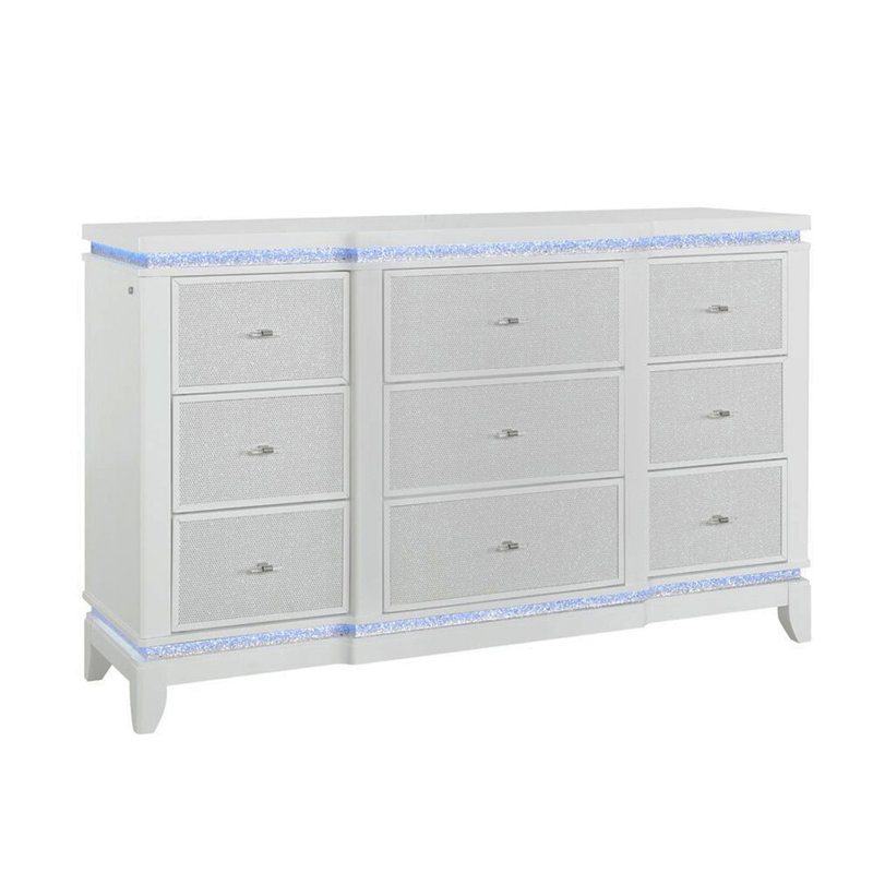 Ensemble de chambre 5 pièces Adalid White Queen