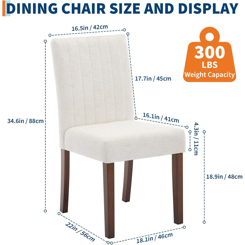 Upholstered Accent Chair, Beige, 4