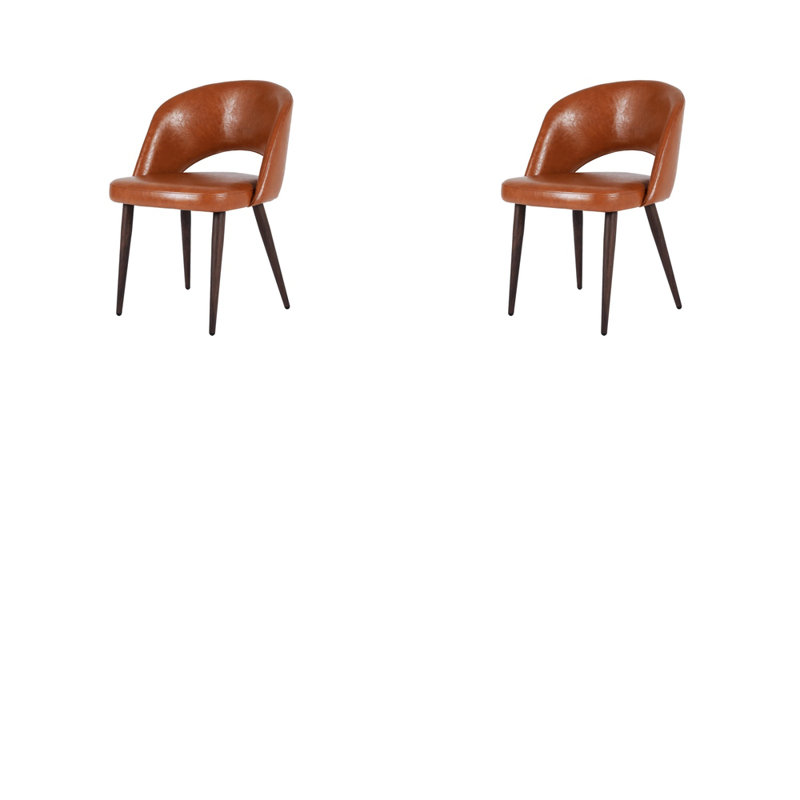 Fauteuil de direction gris (ensemble de 2), Brun clair