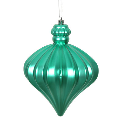 6" Matte Onion Drop Christmas Ornament