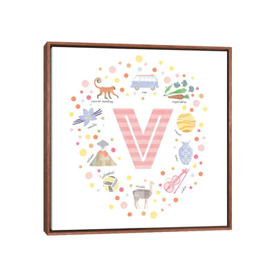 Lettre V - impression d'art graphique