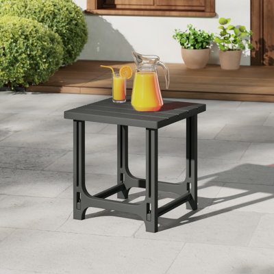 Table d'appoint d'extérieur en poly