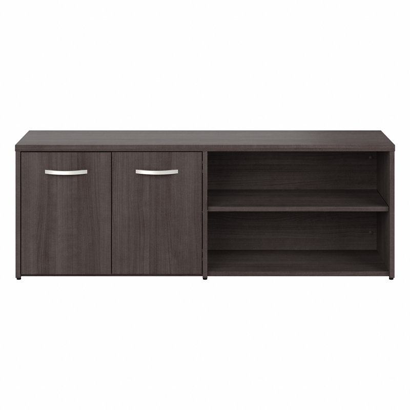 Kemry 59'' Wide 2 - Shelf Credenza, Storm Gray