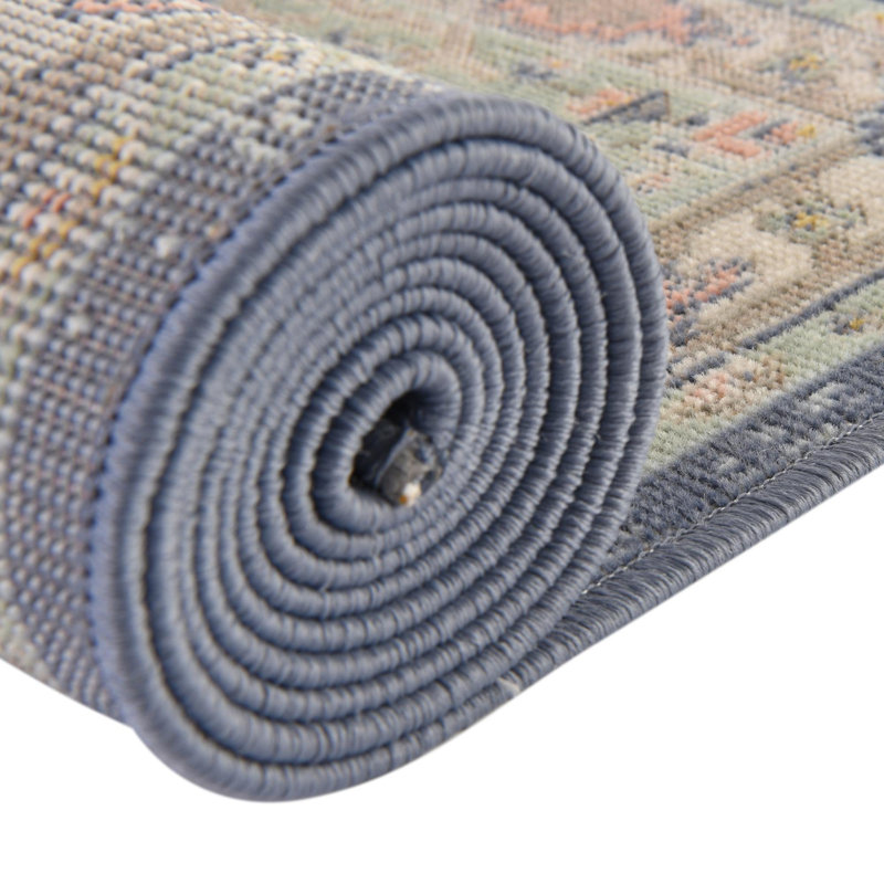 Tapis traditionnel Matthei couleur os, Tapis de couloir 2 pi x 6 pi