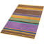 Copacabana Wool Striped Area Rug in Brown/Orange/Purple-45410868