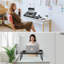 Bureau d'ordinateur portable pour canapé-lit, bureau pour ordinateur portable, support d'ordinateur portable pour bureau, petit bureau d'ordinateur portable réglable, avec porte-gobelet-998490006