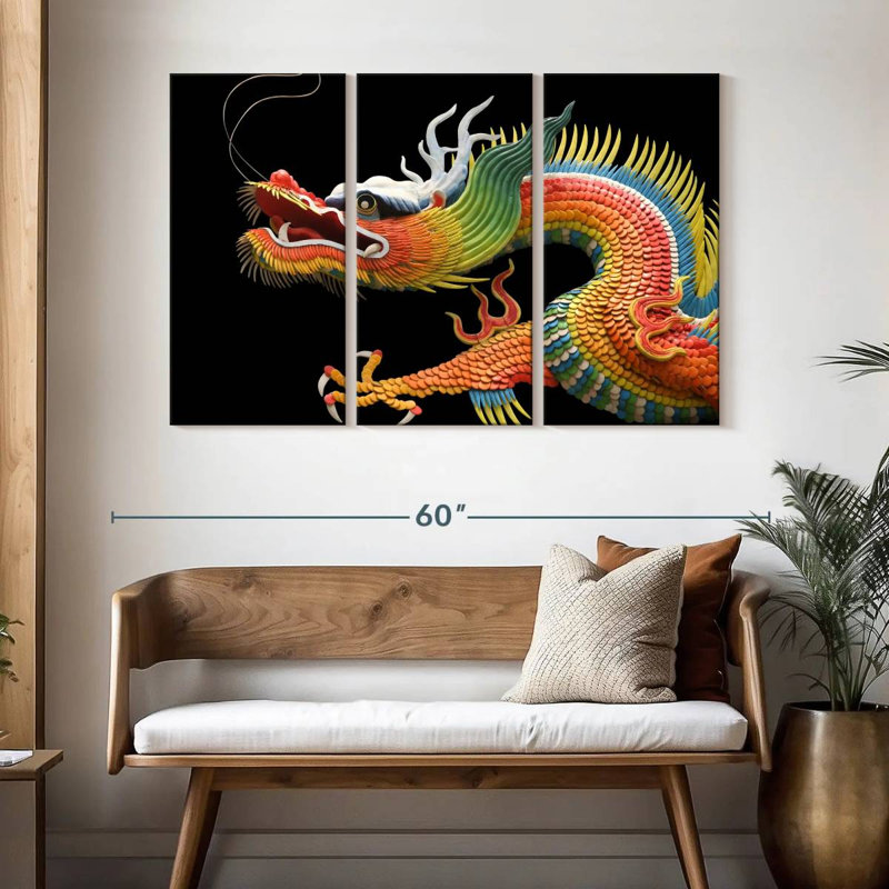 Dragon traditionnel Brampt, H 32 po x l 50 po