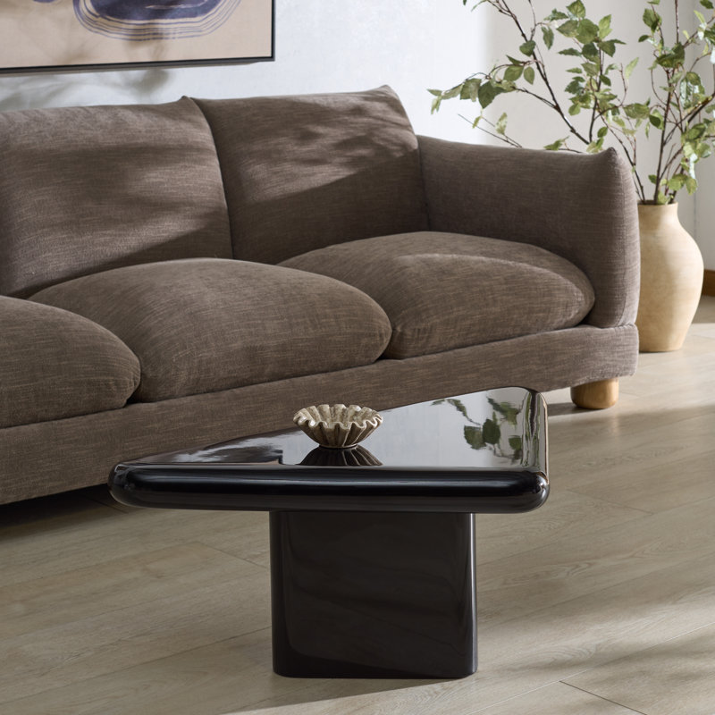 Table basse Bellalynn Conrete, Noir, H 13 po x L 25 po x l 25 po
