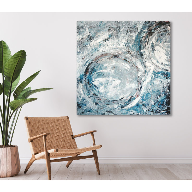 Aqua Azul II Print, Fine Art Paper, 20" H x 20" W x 1" D